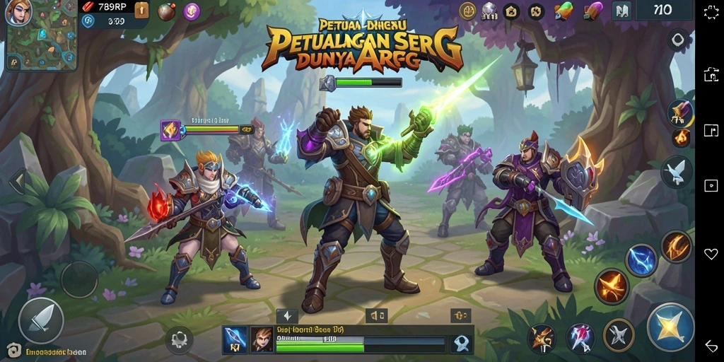 Screenshot gameplay ARPG yang mendebarkan di 789RP.