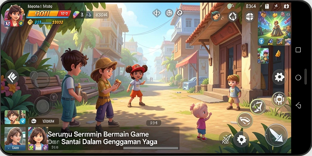 Screenshot gameplay <strong>8364</strong> menampilkan keseruan bermain dalam suasana santai.