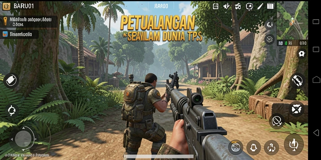 Screenshot gameplay seru dari BARU01 yang menunjukkan aksi menegangkan.