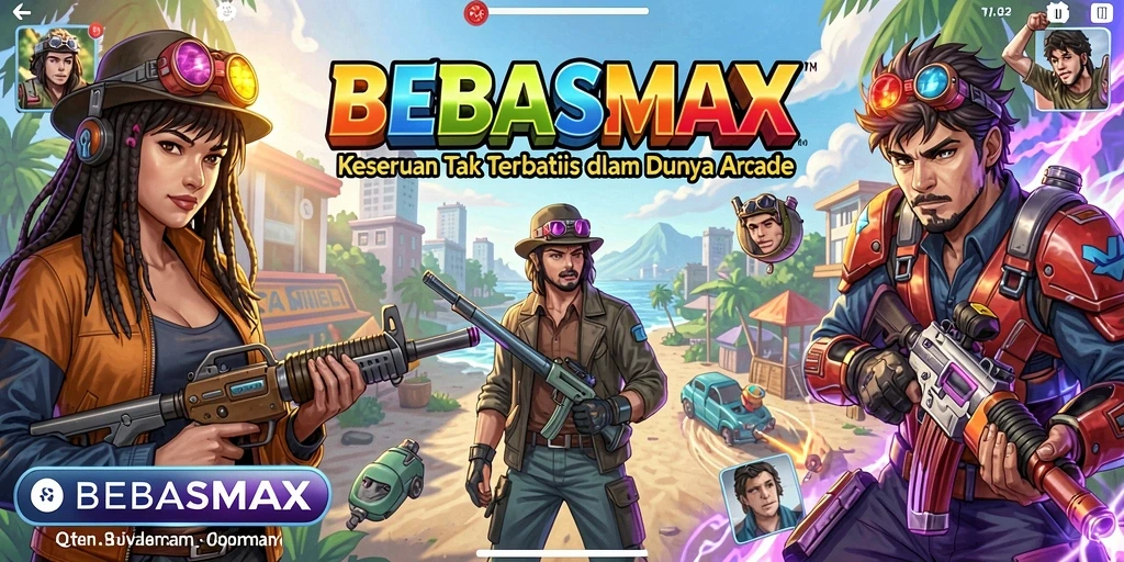 Tampilan menarik dari gameplay <strong>BEBASMAX</strong> yang penuh aksi arcade.