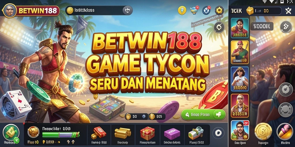 Gameplay BETWIN188 yang menarik dan penuh tantangan dalam dunia Tycoon.