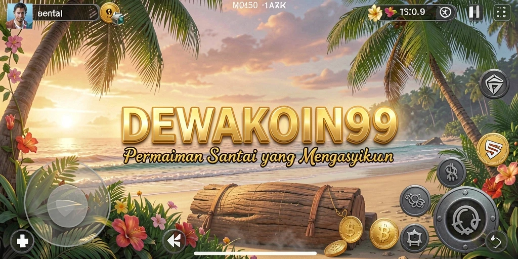 Screenshot gameplay DEWAKOIN99 yang menunjukkan suasana ceria dan interaksi antar pemain.