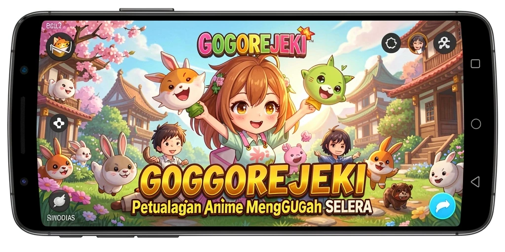 Gameplay GOGOREJEKI yang penuh warna dan interaksi karakter.