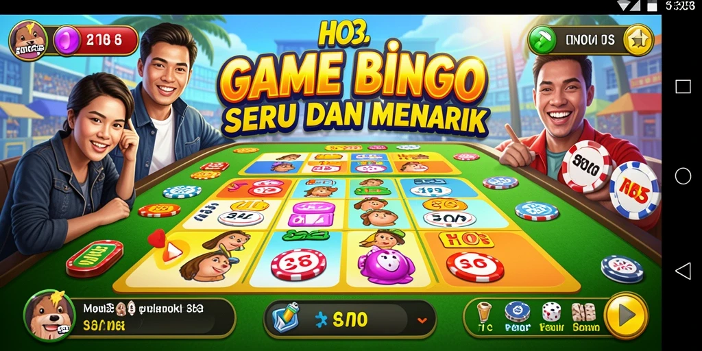 Tampilan gameplay Bingo seru dan menarik di HO3.