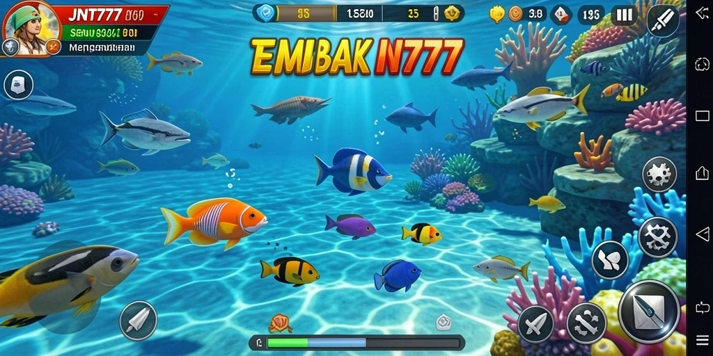 Gameplay seru menembak ikan di JNT777.