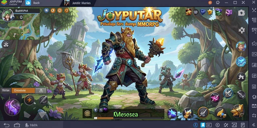 Gameplay seru di JOYPUTAR yang mengajak pemain berpetualang.