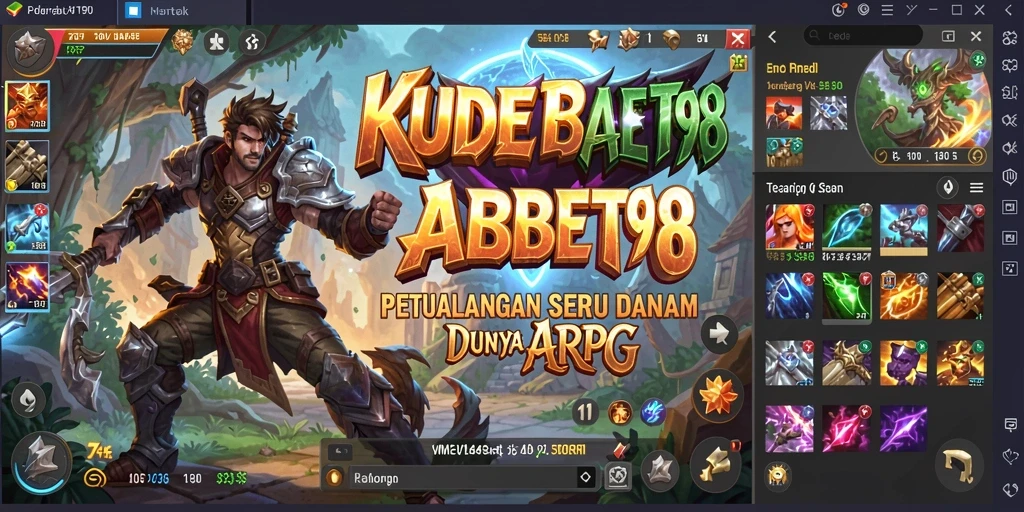 Tampilan gameplay seru dari KUDETABET98 di dunia ARPG.