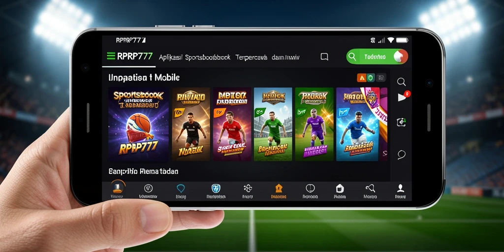 Tampilan menarik dari gameplay Sportsbook RPRP777 dengan fitur taruhan yang interaktif.
