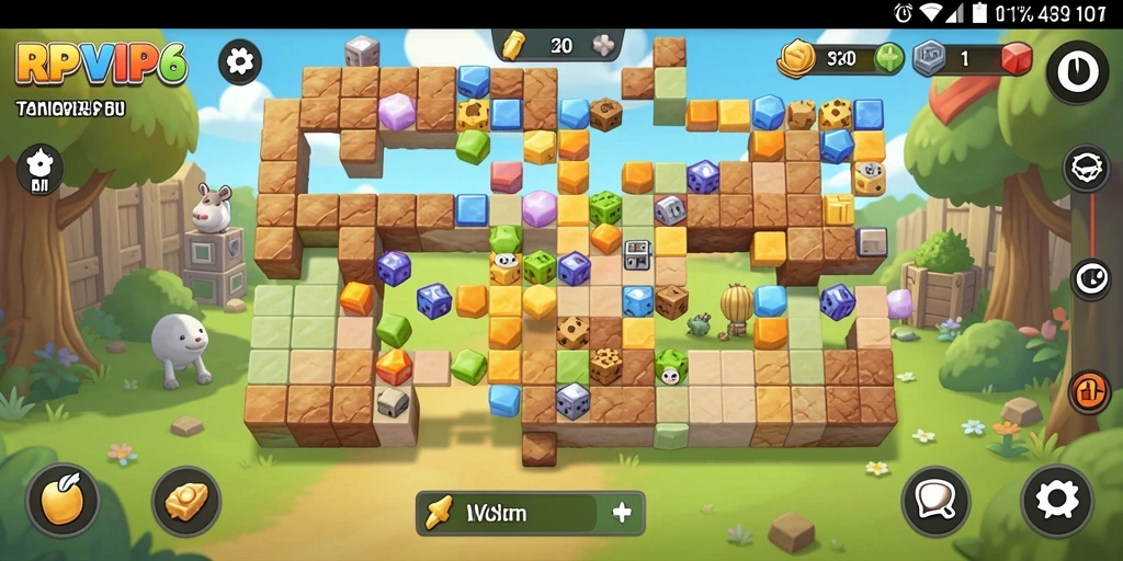 Tampilan gameplay RPVIP6 yang menantang dan seru dalam puzzle.