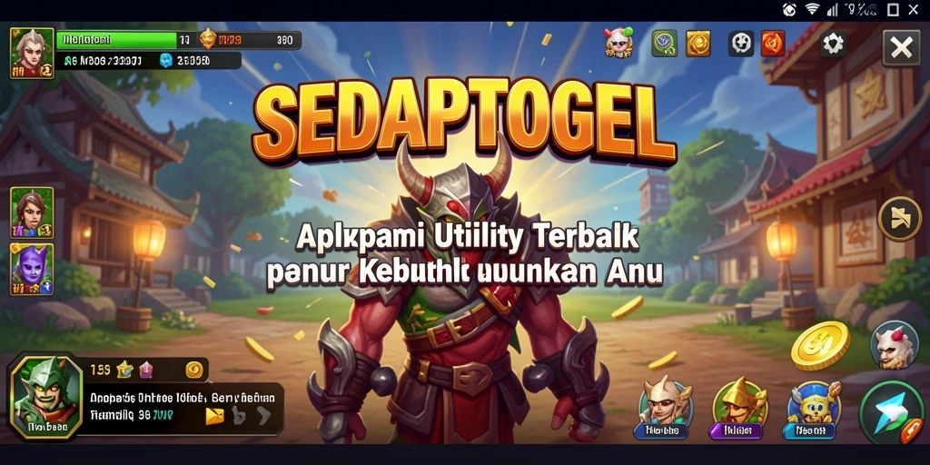 Tampilan antarmuka SEDAPTOGEL yang intuitif dan mudah digunakan.