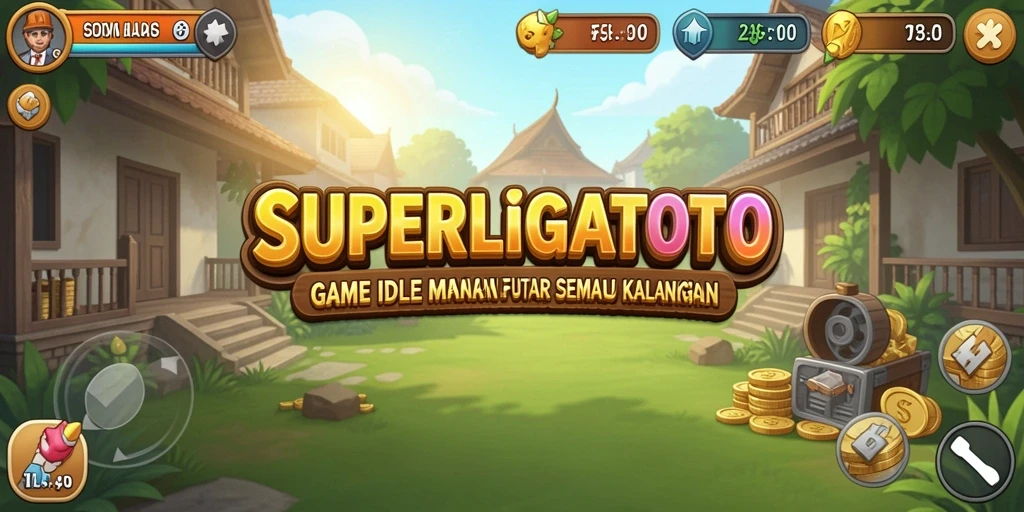 Tampilan menarik dan gameplay seru dalam SUPERLIGATOTO.