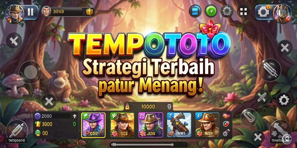 Screenshot TEMPOTOTO menampilkan pertempuran strategi yang seru dan mendebarkan.