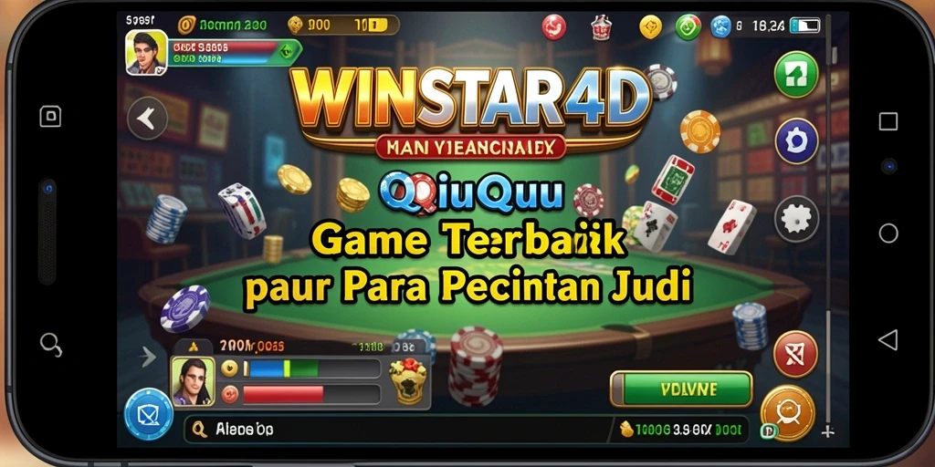 Tampilan gameplay QiuQiu yang seru dan mengasyikkan di WINSTAR4D.