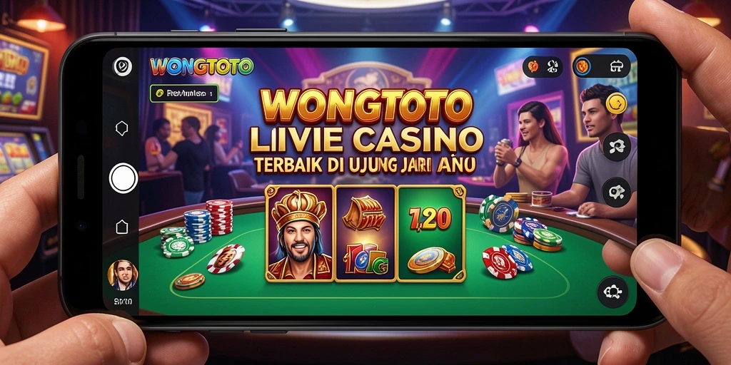 Tampilan gameplay Live Casino yang menarik di WONGTOTO.